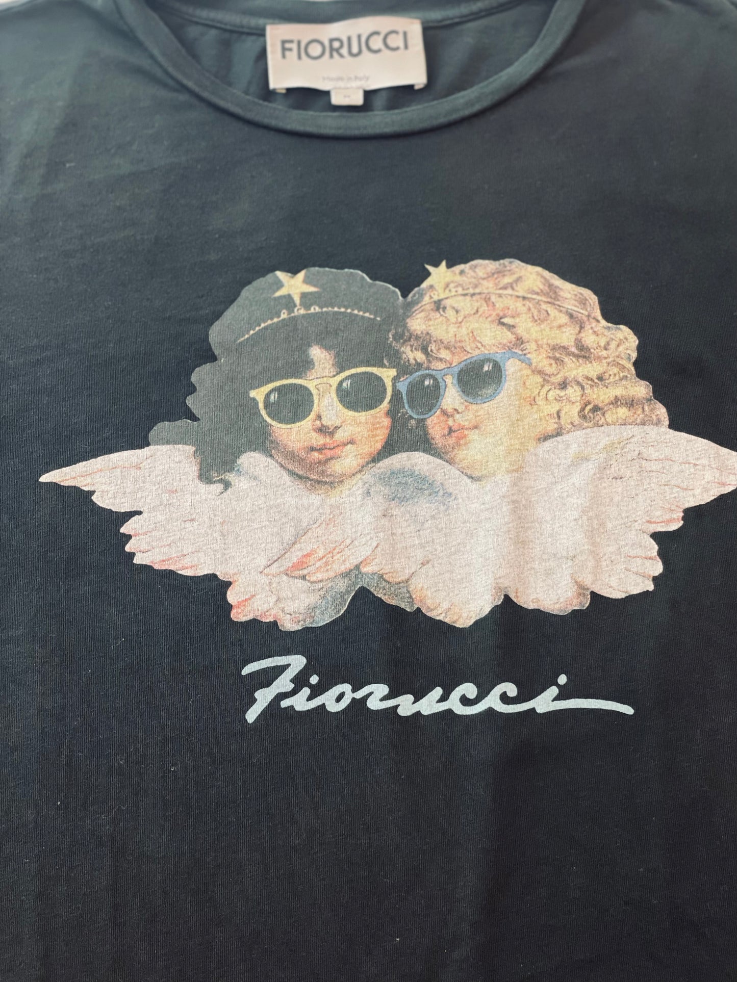 Vintage Fiorucci Angel Postcard Graphic T-Shirt