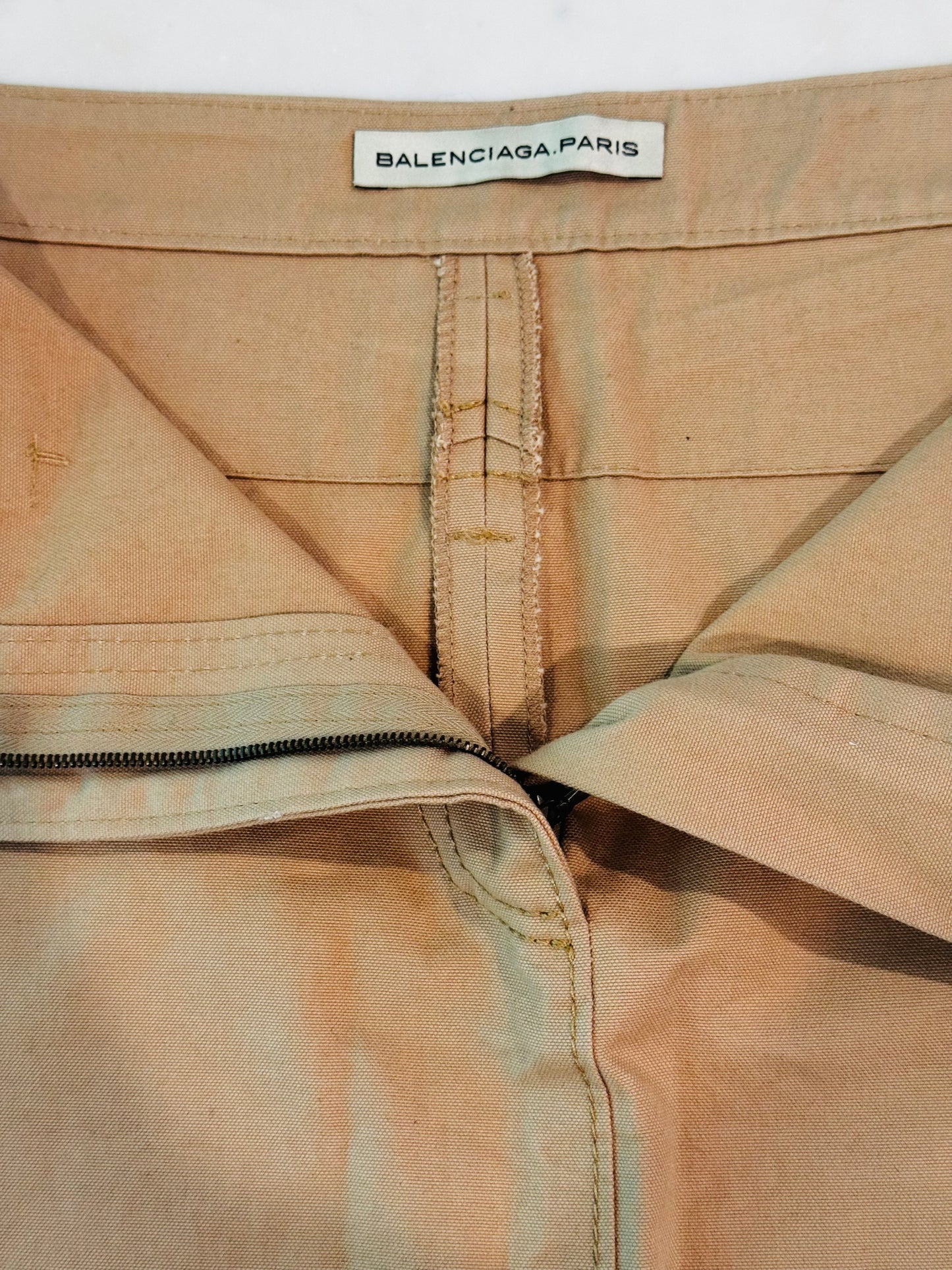 Vintage Balenciaga by Nicolas Ghesquière Utility Mini Skirt