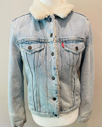 Levi's Vintage 90’s Sherpa Lined Denim Trucker Jacket