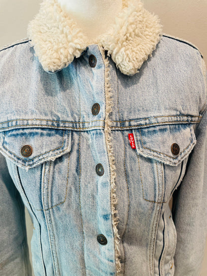 Levi's Vintage 90’s Sherpa Lined Denim Trucker Jacket