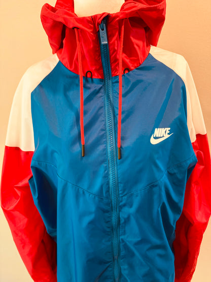 Retro 90s Nike Sportswear Windrunner Jacket Royal White Red Blue