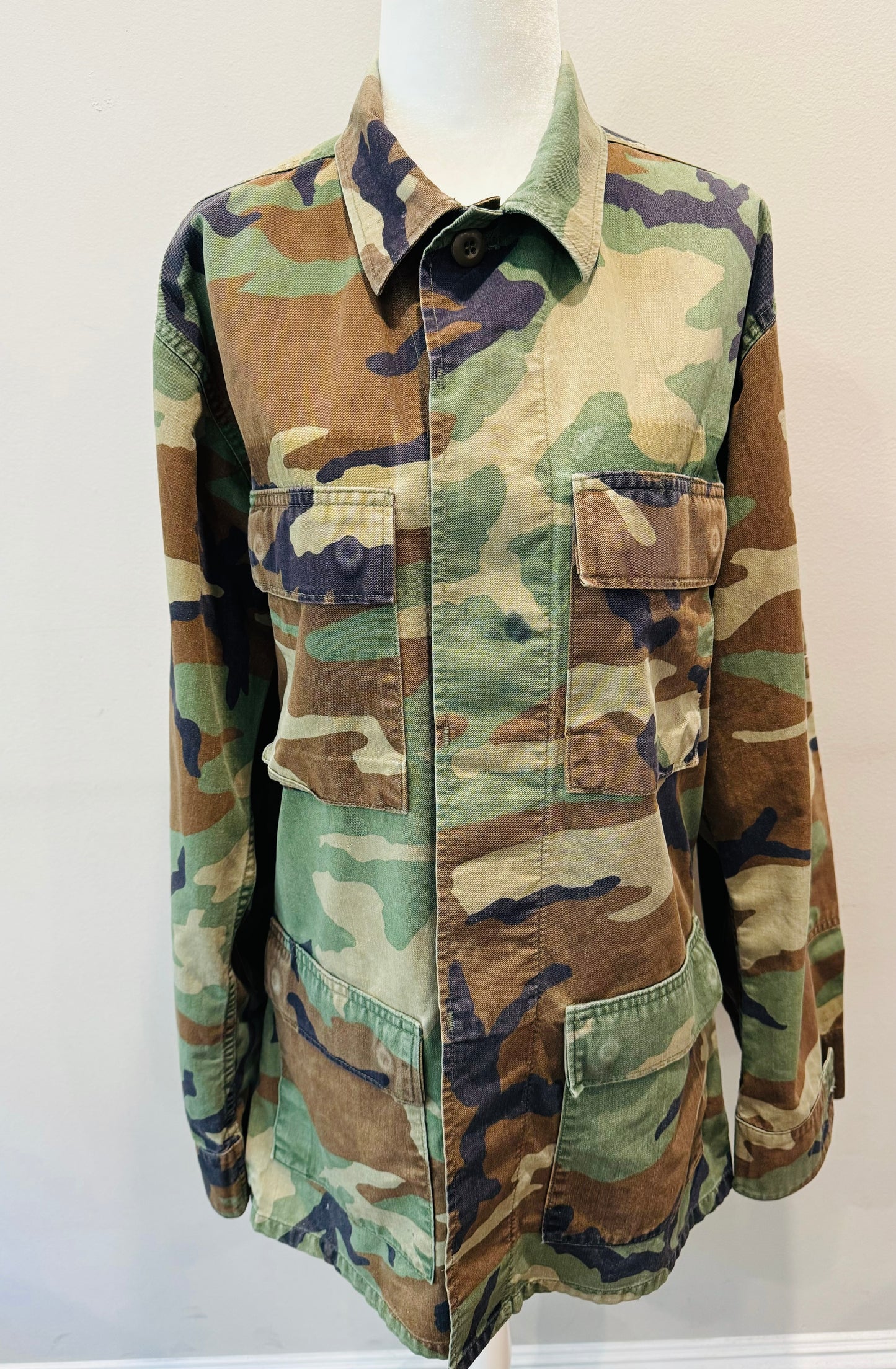 Vintage 90's 4 Pocket Camouflage Jacket