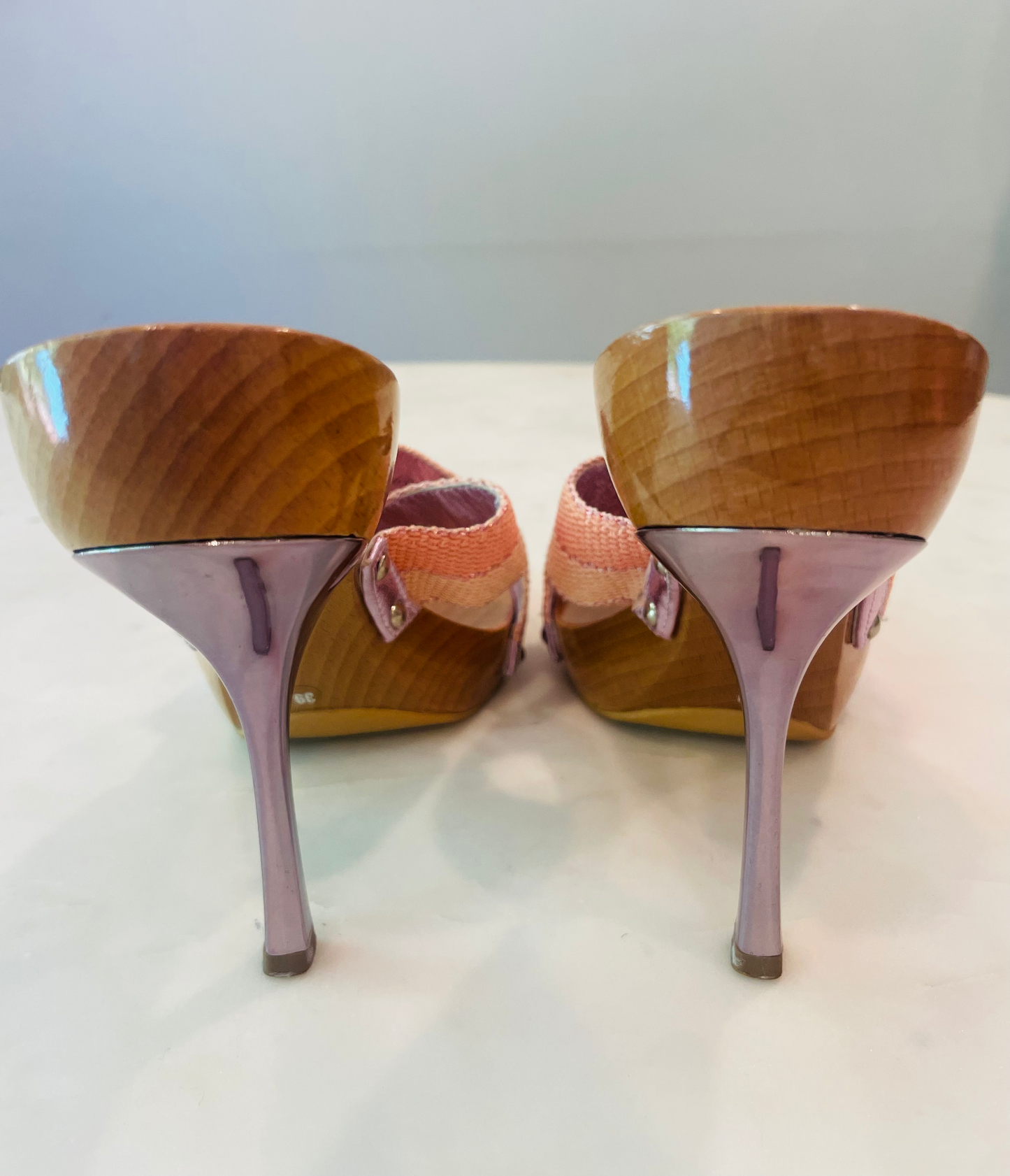 Vintage Guiseppe Zanotti Stiletto Mules Day Sandal