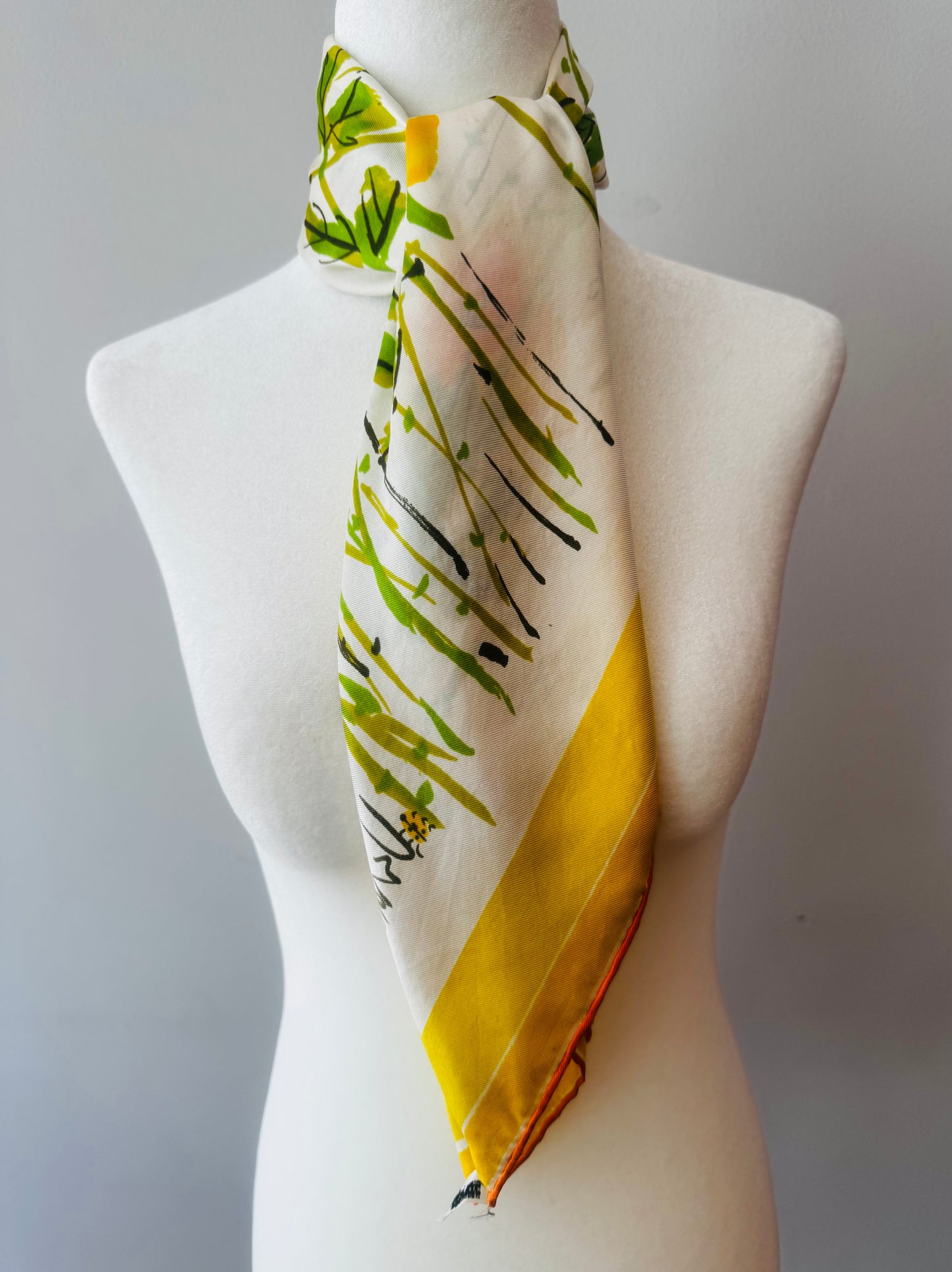 Vintage 1960s Vera Neumann Silk Scarf
