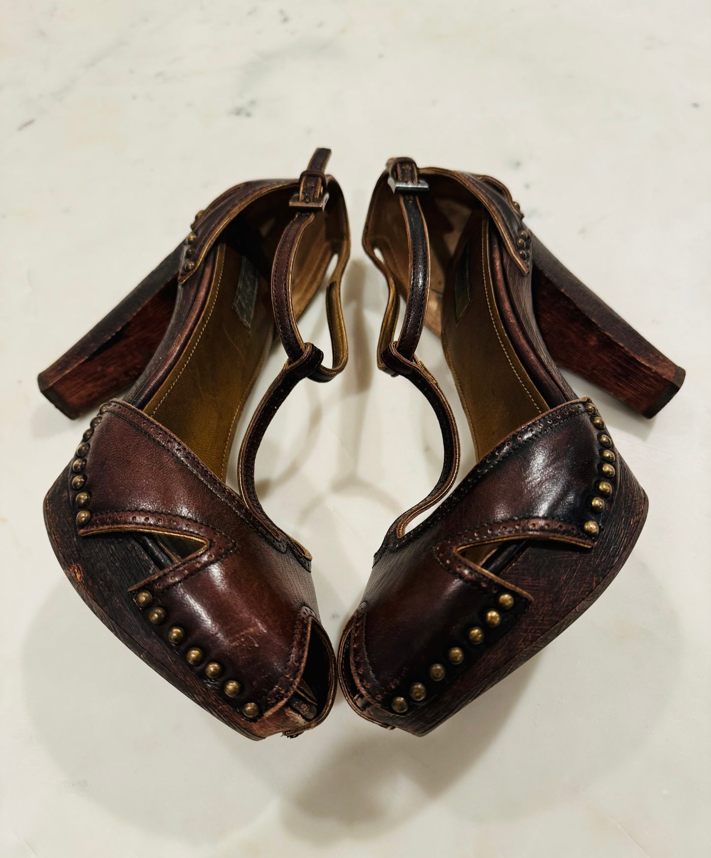 Vintage Prada Platform Heels