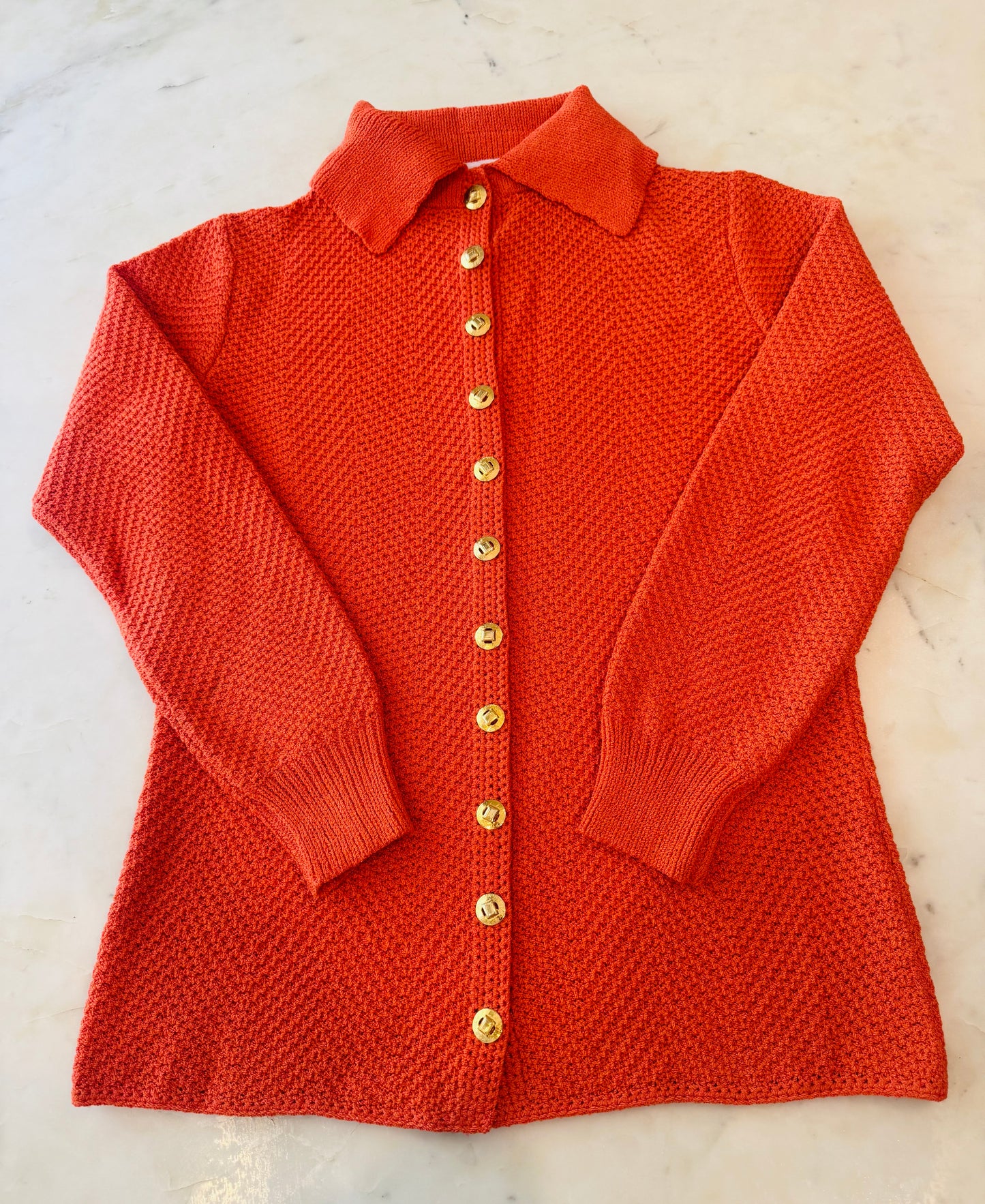 Vintage 70s St John Lillie Rubin Knit Cardigan