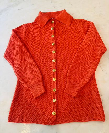 Vintage 70s St John Lillie Rubin Knit Cardigan