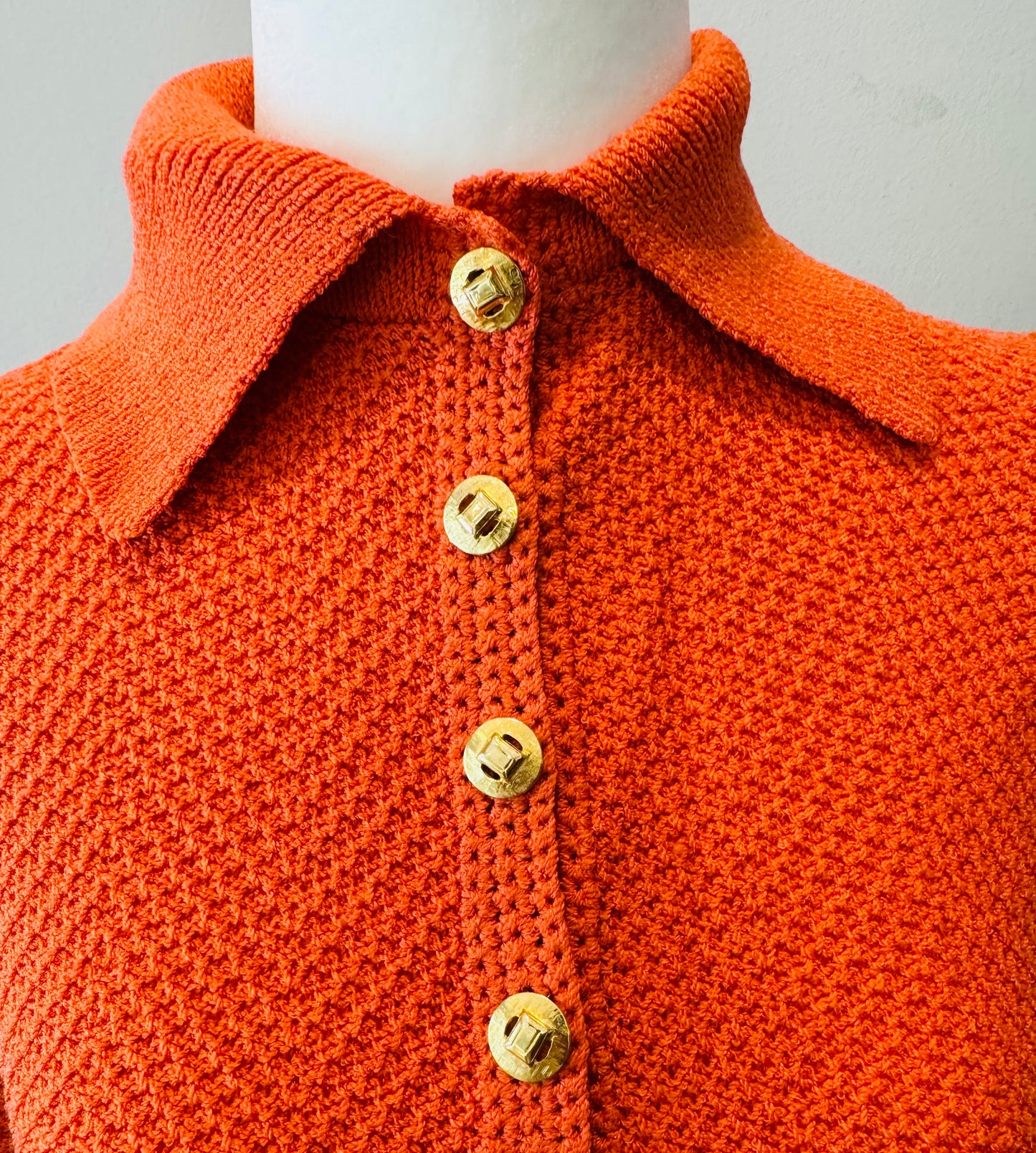 Vintage 70s St John Lillie Rubin Knit Cardigan