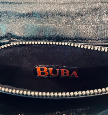 Vintage 90's Buba London Sequin Leather Evening Bag