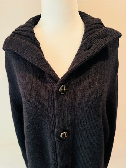 Vintage Ben Sherman Black Cardigan Sweater