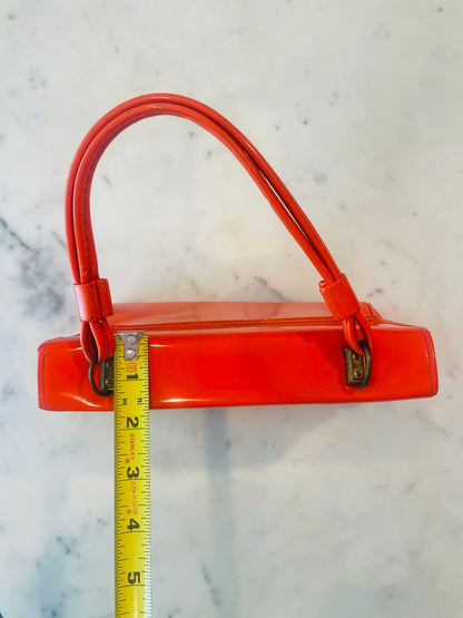 Vintage  1970's Patent Leather Handbag