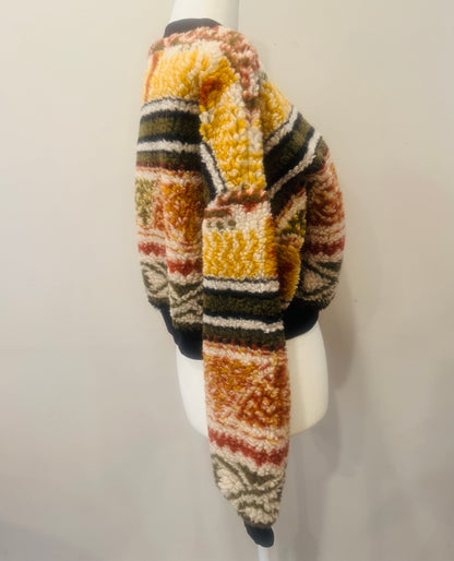 Etro Milano Teddy Jacquard Fleece Sweater