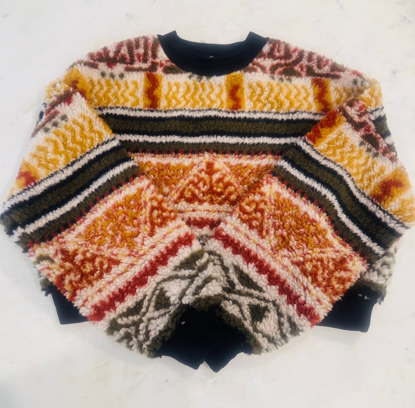 Etro Milano Teddy Jacquard Fleece Sweater