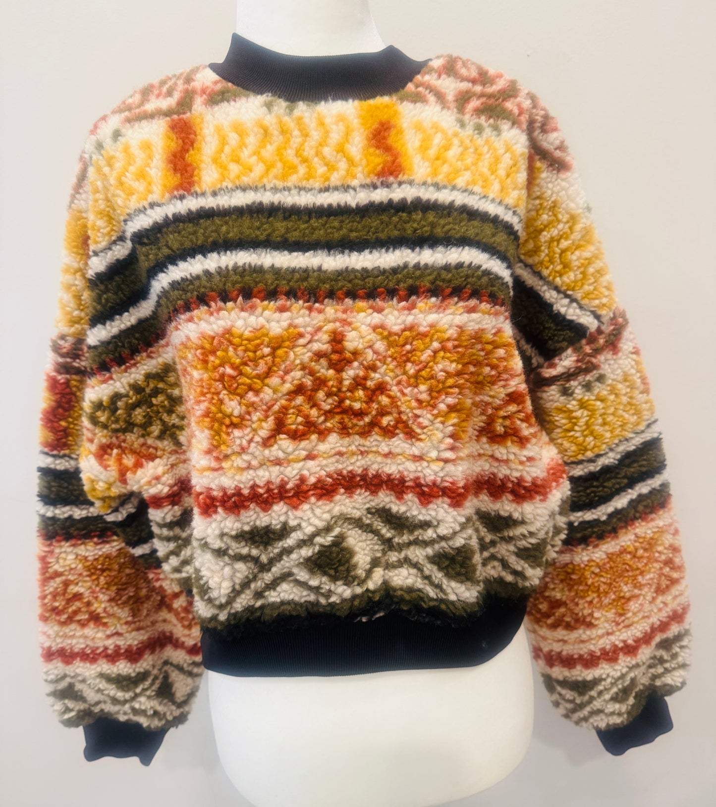 Etro Milano Teddy Jacquard Fleece Sweater