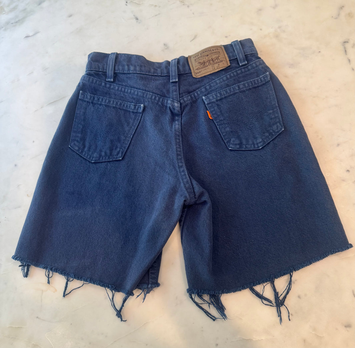 Vintage Levi's 560 Orange Tab Cut Off Shorts