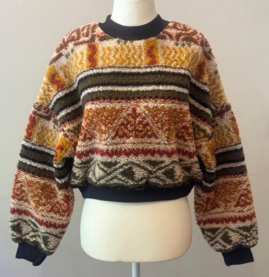 Etro Milano Teddy Jacquard Fleece Sweater