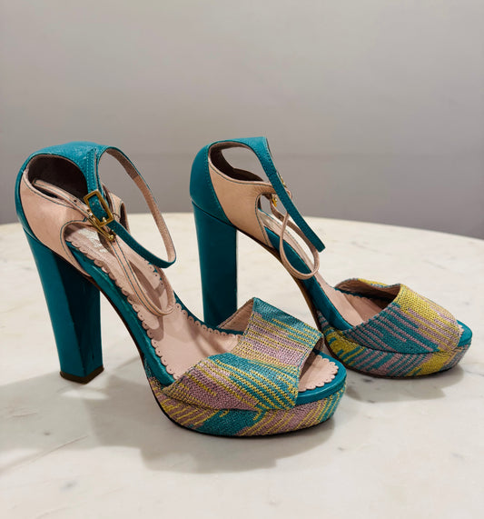 M Missoni Vintage Printed Sandals