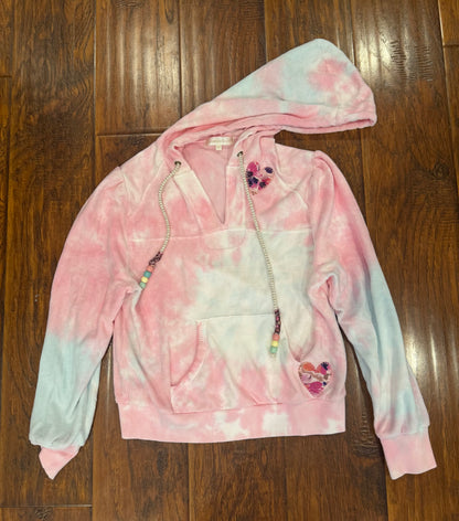 Love Shack Fancy Pink Tie-Dye Hoodie Terry Kirby Santinella Joggers Set