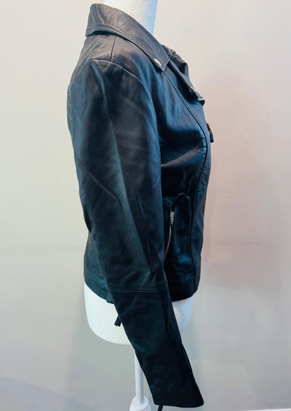Vintage Leather Motorcycle Jacket