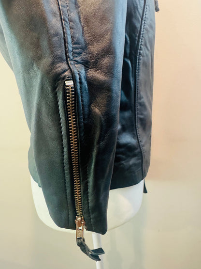Vintage Leather Motorcycle Jacket