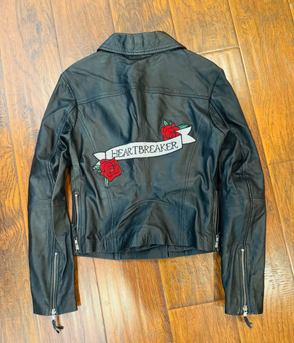 Vintage Leather Motorcycle Jacket
