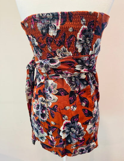Free People Strapless Mini Dress