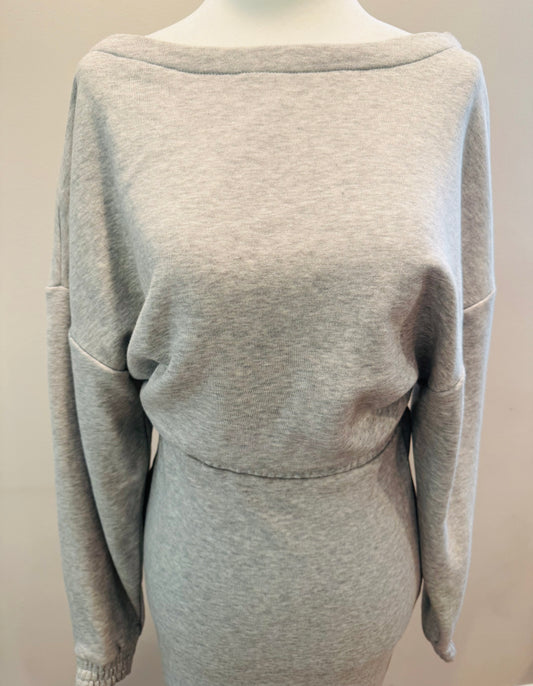 ALLSAINTS Terry Sweatshirt Dress