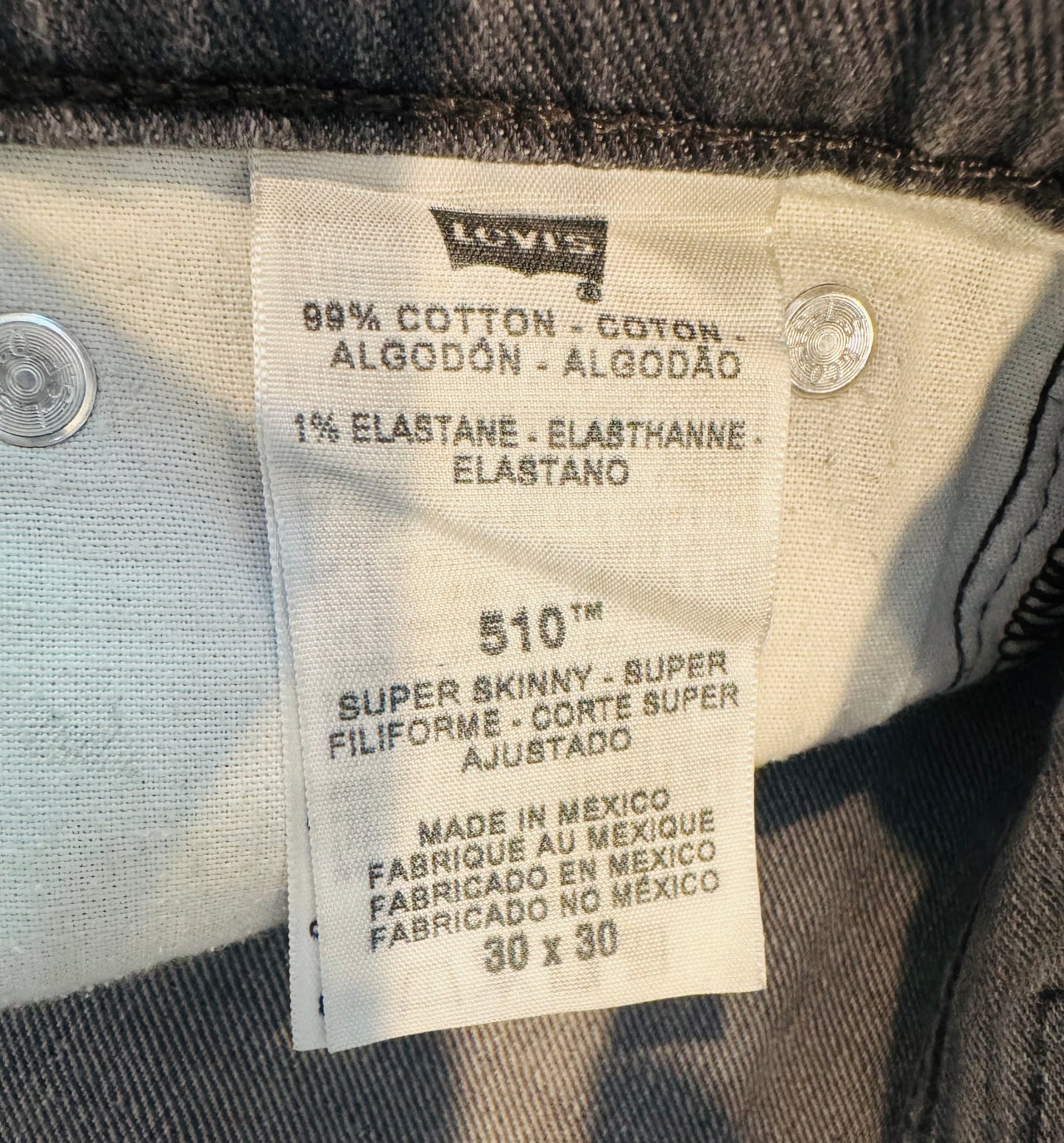 Vintage Gray 510 Levi's Jeans