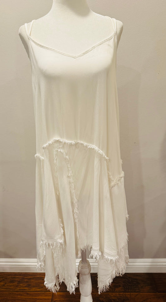 Free People White Slip Dress