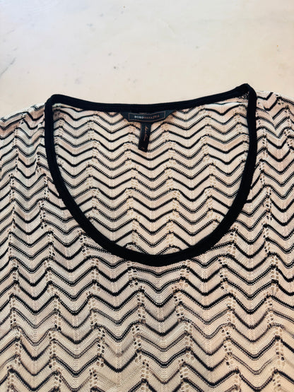 Vintage BCBG MaxAzria Chevron Tunic Sweater