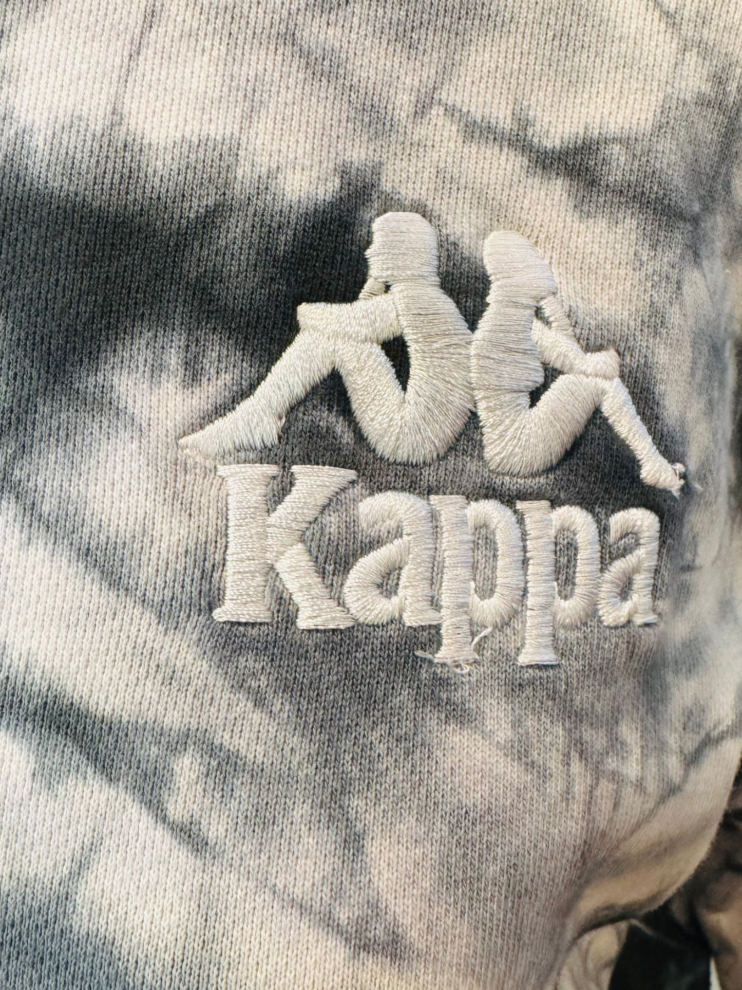 Vintage Kappa Tie-Dye Cropped Sweatshirt