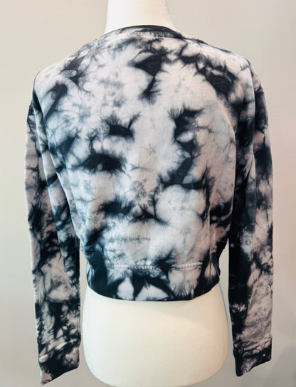 Vintage Kappa Tie-Dye Cropped Sweatshirt