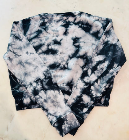 Vintage Kappa Tie-Dye Cropped Sweatshirt