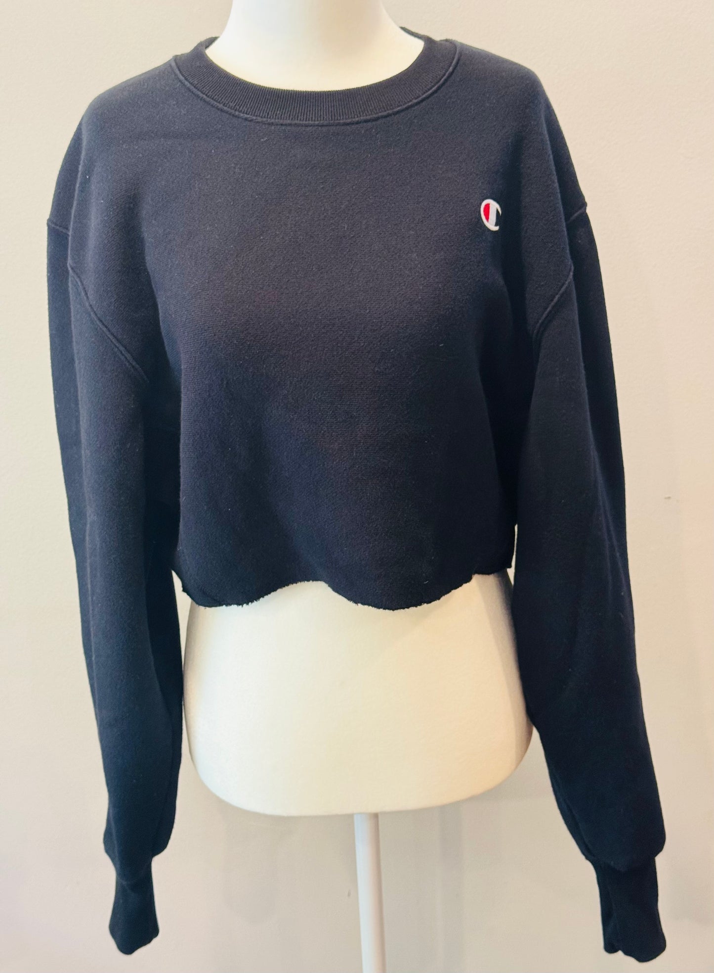 Vintage Champion Cropped Sweatshirt