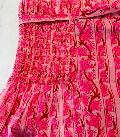 Free People Pink Floral Shorts