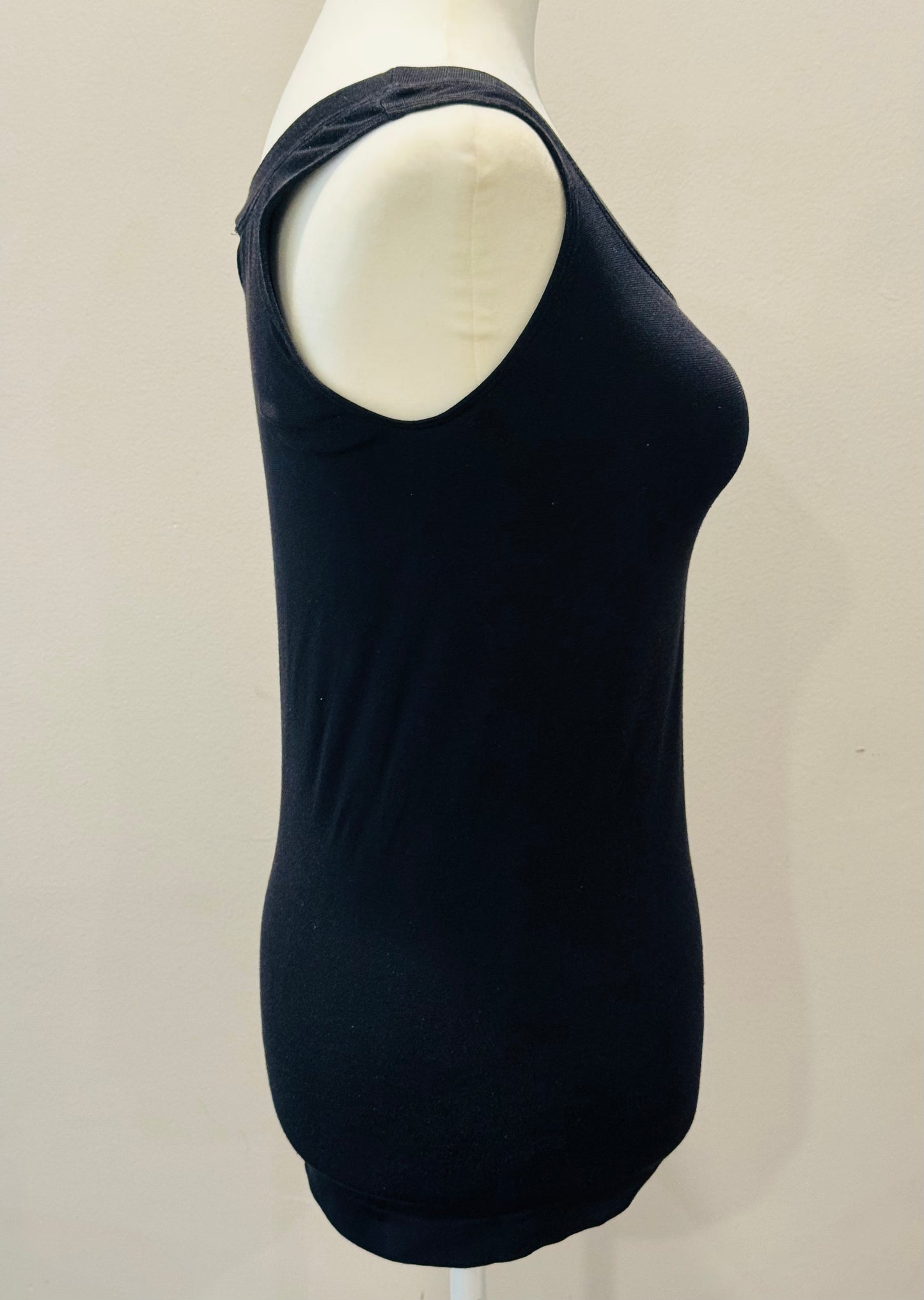 Vintage Wolford Black Sleeveless Top