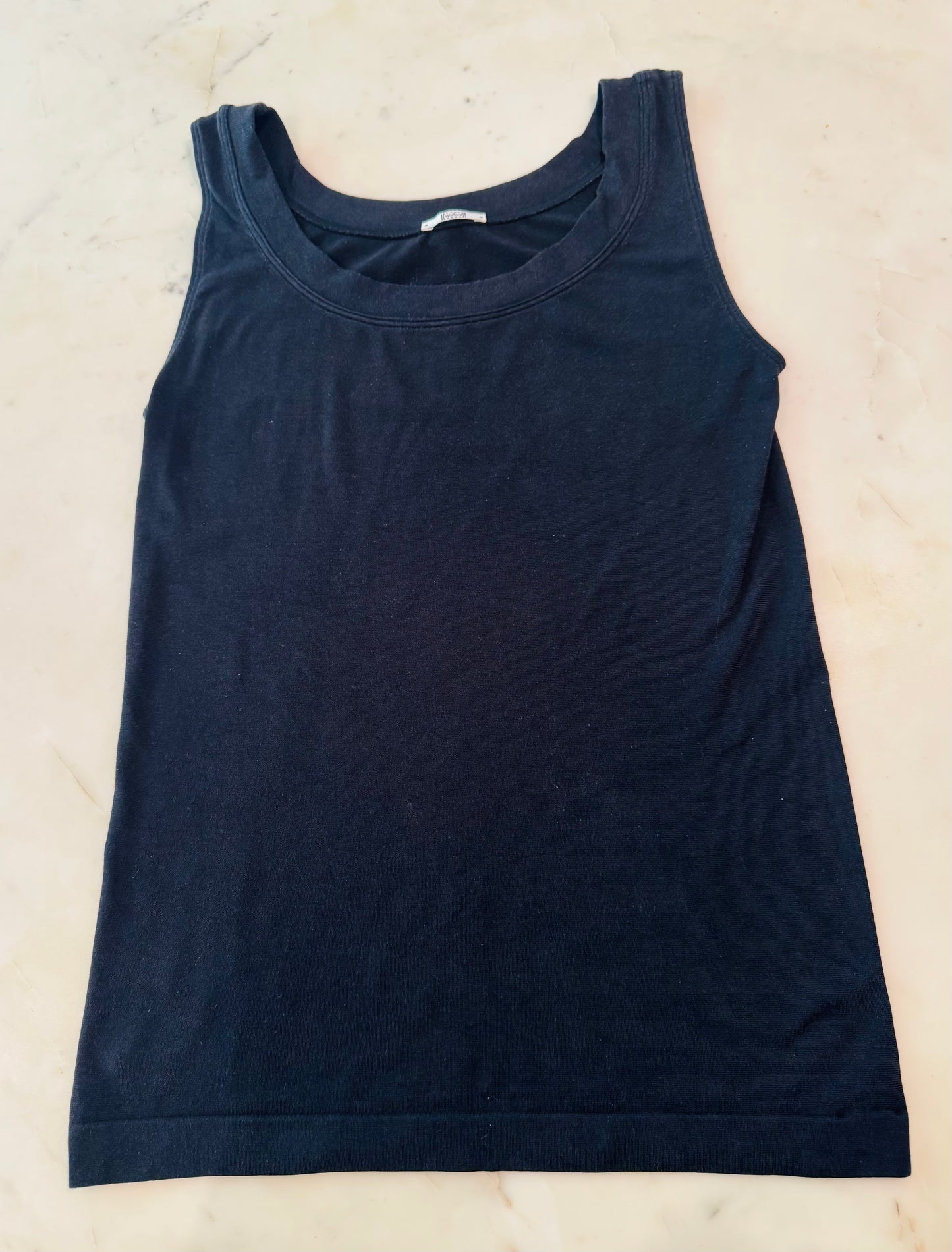 Vintage Wolford Black Sleeveless Top