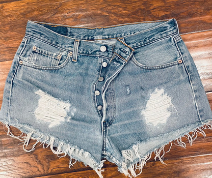 Levi's Vintage Distressed Cutoff Shorts