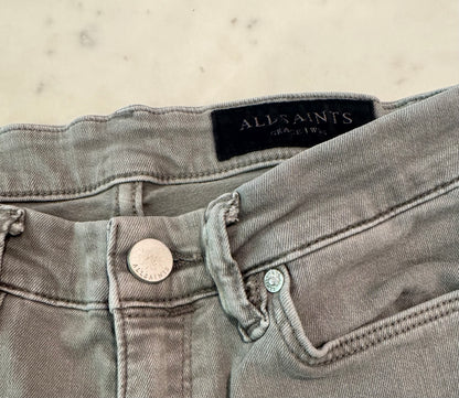 AllSaints Grey Skinny Jeans