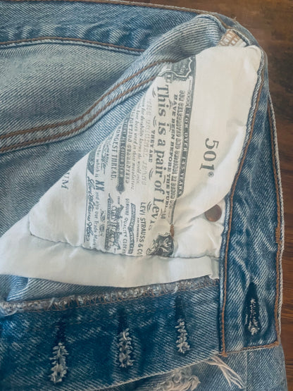 Levi's Super Distressed Cutoffs