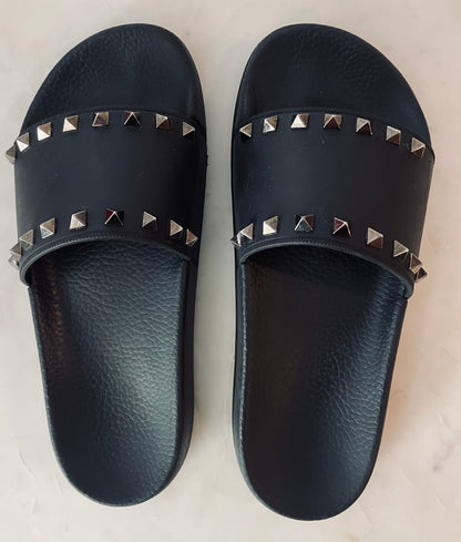 Valentino Garavani Rockstud Slide Sandals