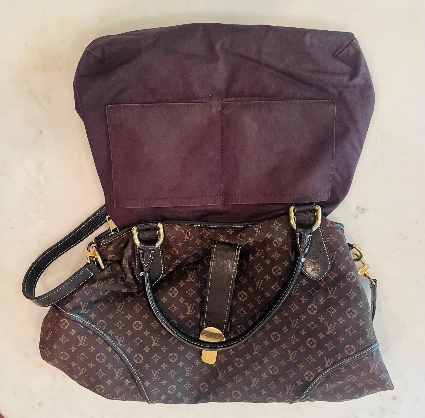 Louis Vuitton Elegie Handbag Monogram Idylle Handbag