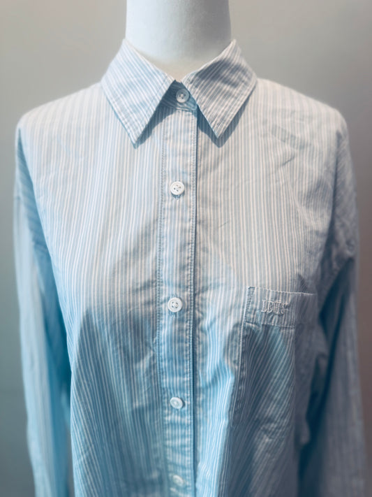 Vintage Levi's Striped Cotton Button-Up Shirt