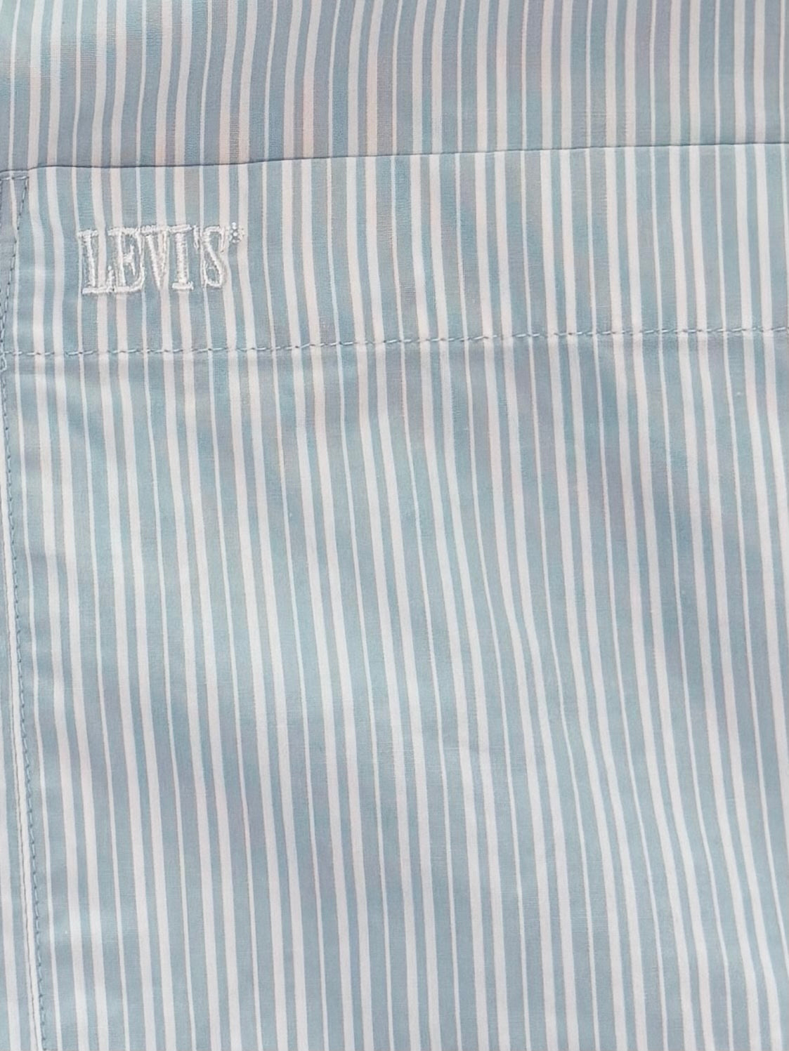 Vintage Levi's Striped Cotton Button-Up Shirt