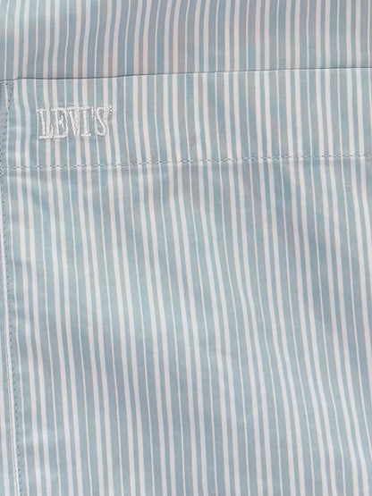 Vintage Levi's Striped Cotton Button-Up Shirt
