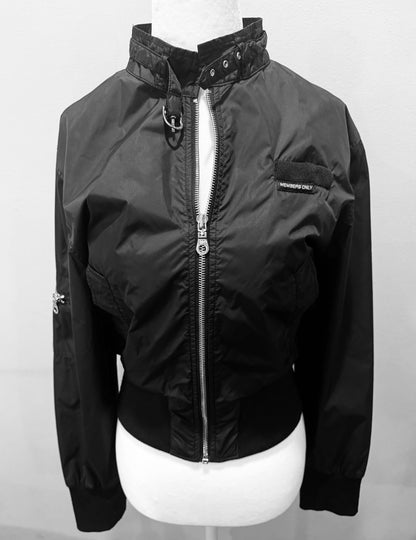 Vintage 80s Members Only Black Racer Jacket