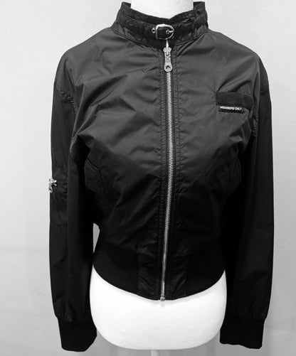 Vintage 80s Members Only Black Racer Jacket