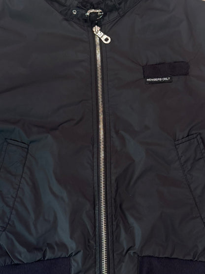 Vintage 80s Members Only Black Racer Jacket