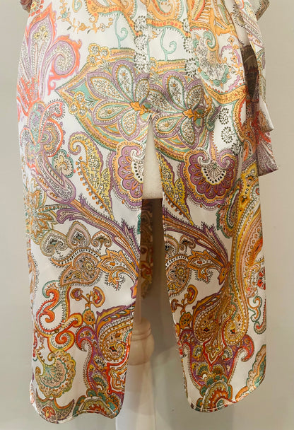 ZARA Retro Paisley Kimono Tunic Top