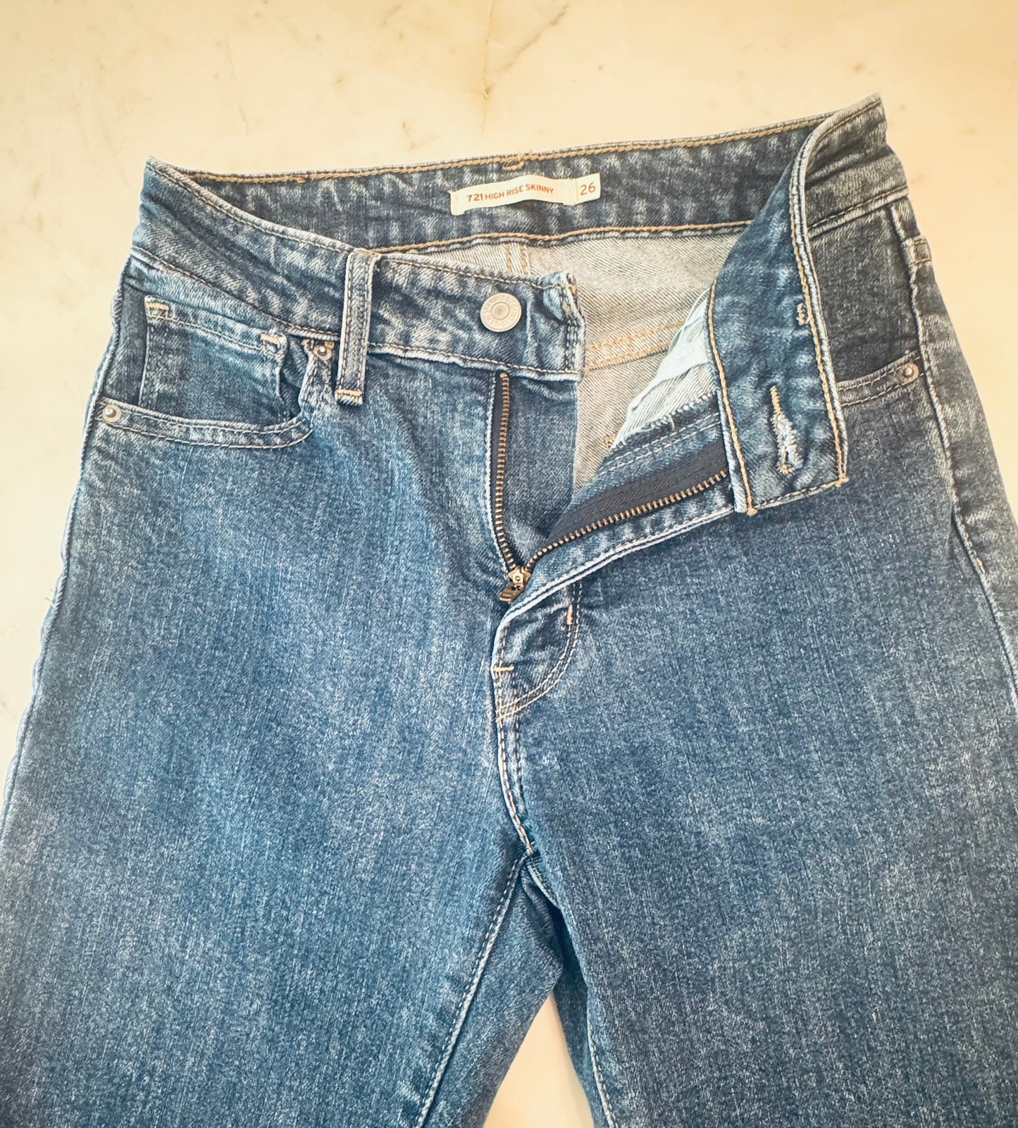 Levi’s 721 High Rise Skinny Jeans